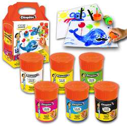 Set de 6 botes de gouache Néfertari Cléopâtre