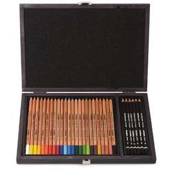 Estuche de madera Polycolor/Artdesign Lyra 30 lápices