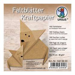 Hojas para plegado en papel kraft Ursus®
