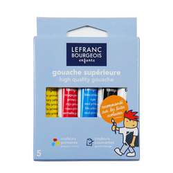 Caja Gouache Lefranc & Bourgeois - 5 tubos de 10 ml
