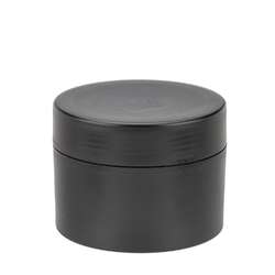 Tarros de crema vacíos negros Glorex, doble pared