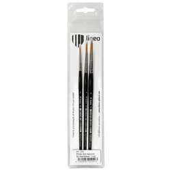 Set de pinceles redondos serie 192 Lineo de fibras sintéticas Torray