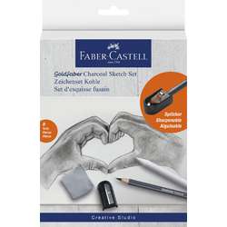 Set de lápices de carboncillo Faber-Castell