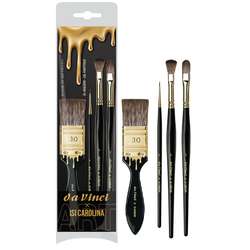 Set de pinceles para óleo edición da Vinci Isi Carolina