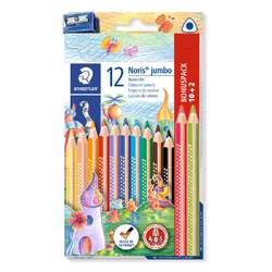 Set de lápices de color Staedtler® Noris® jumbo
