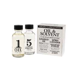 Set aceite de lino y limpiador lavanda
