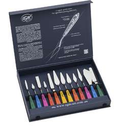 Set de 12 espátulas para pintar, serie Plus Line RGM