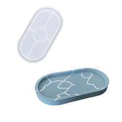 Moldes de silicona, ovalado