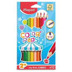 Estuche de lápices de color Peps Jumbo Maped