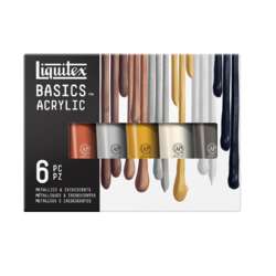 Liquitex – Set Pintura Acrílica Basics | 6 Tubos de 118 ml
