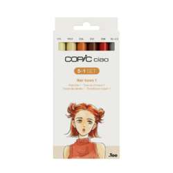 Sets Copic® ciao 5 + 1 tonos de cabello