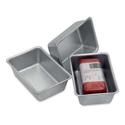 Juego de 3 paletas de molde en metal R&F