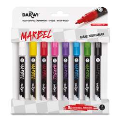 Set de 8 marcadores Marbel Darwi