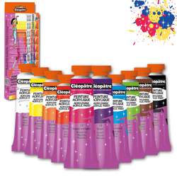 Set de tubos de pintura acrílica Cléopâtre
