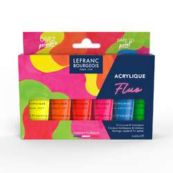 Set de pintura acrílica fluorescente Lefranc & Bourgeois