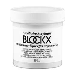 Medium con efecto plata metalizado Blockx