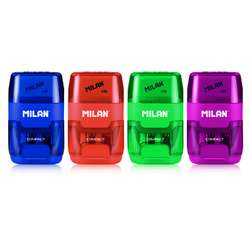Milan – Set Afilaborra Compact Serie Shadow + 2 Borradores de Recarga