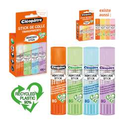 Barras de pegamento transparentes Cléopâtre Cléostick