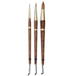 Set n.º 2 de 3 pinceles redondos Syrus serie 6224I Isabey