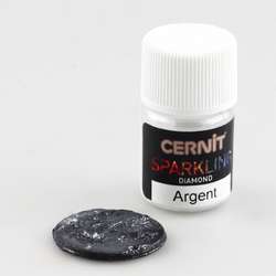 Cernit Sparkling, Diamond, plata diamante