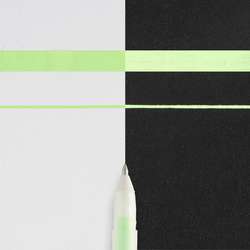 Bolígrafos Sakura Gelly Roll, bolígrafo de gel, verde fluorescente