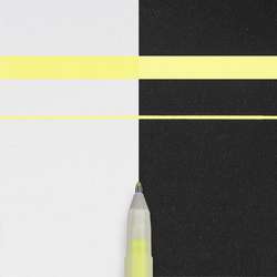 Bolígrafos Sakura Gelly Roll, bolígrafo de gel, amarillo fluorescente