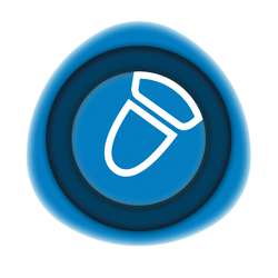 Rotulador punta redonda tonos metálicos Goldfaber Creative Marker, Azul océano