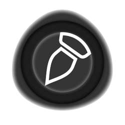 Rotulador punta pincel Goldfaber Creative Marker, Negro blackout