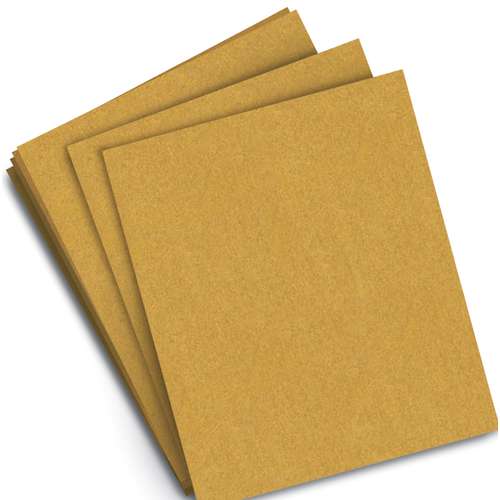 Paquete de 10 hojas papel dorado o de plata 