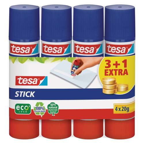 Cola en barra Tesa Stick EcoLogo 3 +1 