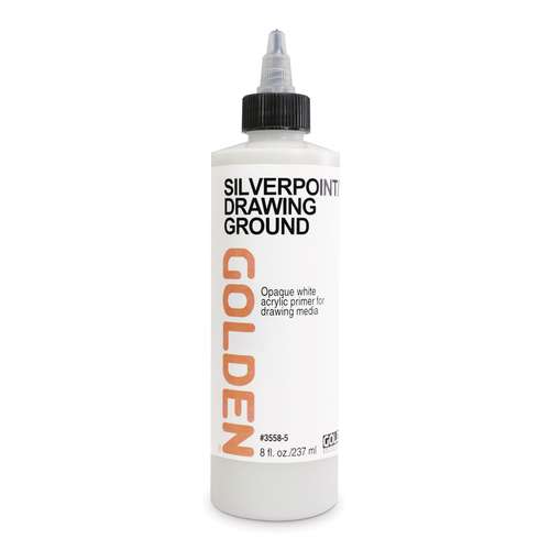 Imprimación para dibujo Golden Silverpoint, botella de 237 ml 