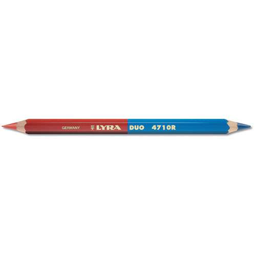 Lápiz gigante bicolor rojo/azul 