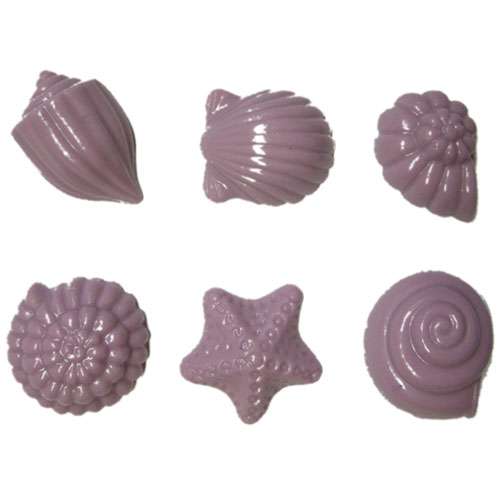 Moldes para jabones en forma de conchas 