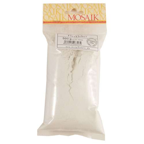 Adhesivo flexible para azulejos de mosaico, bolsa de 500 g 