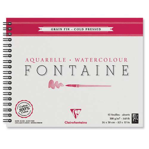 Cuaderno en espiral Fontaine - Clairefontaine 300 g/m² 