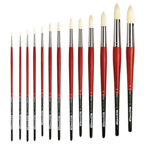 Pinceles redondos de cerda serie 7723 da Vinci Maestro 2 