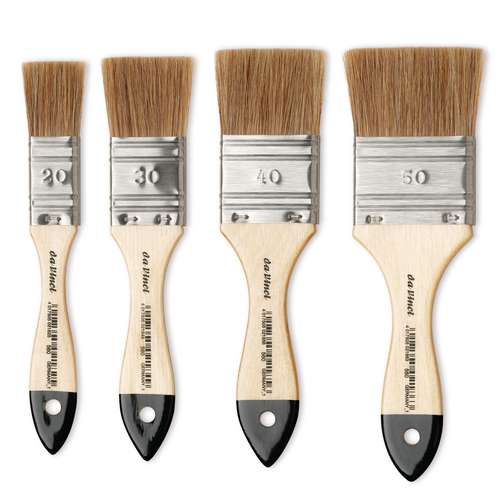 Pinceles anchos serie 560 da Vinci, pelo de buey 