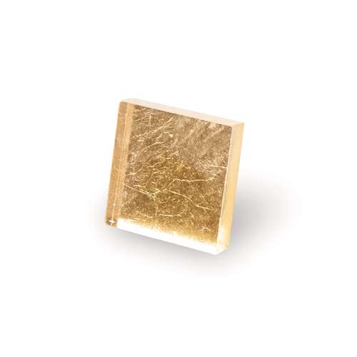Teselas de mosaico de oro amarillo 
