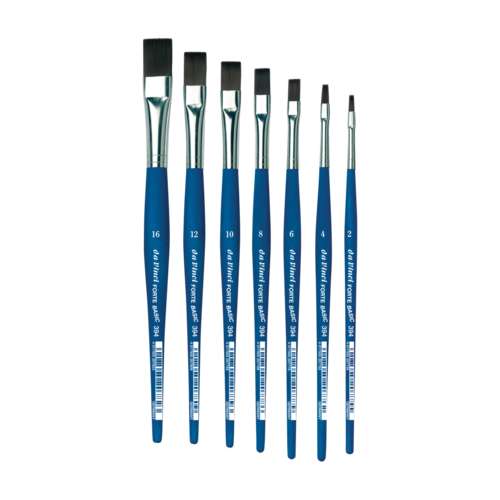 Pinceles planos Forte Basic serie 394 da Vinci 