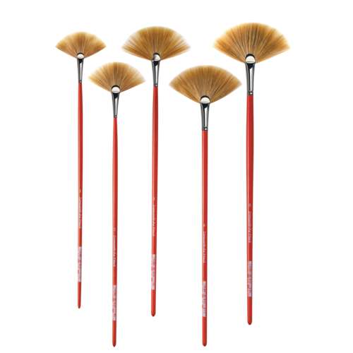 Pinceles abanico de pelo de buey serie 406 da Vinci 