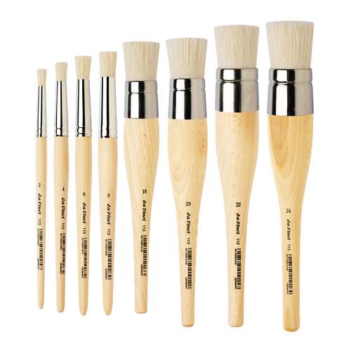 Pincel para estarcido serie 113 da Vinci 