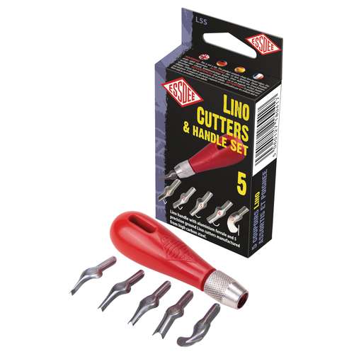 Set de 5 gubias de linograbado Essdee 