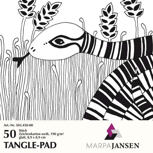 Bloc Zentangle Tangle Pad Marpa Jansen 