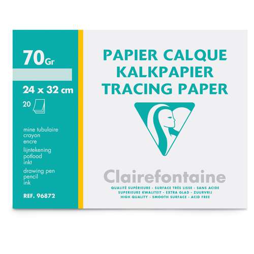 Minipack calco Clairefontaine 70-75 g/m² 