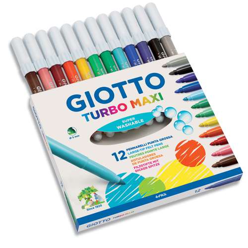 Caja de rotuladores Turbo Maxi Giotto 