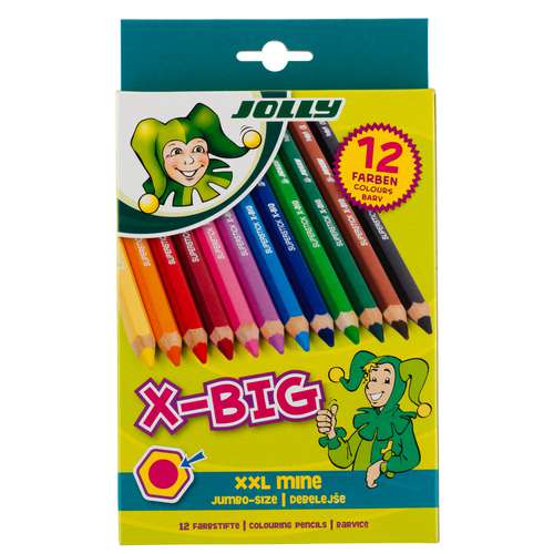 Lápices de colores extragruesos Jolly 