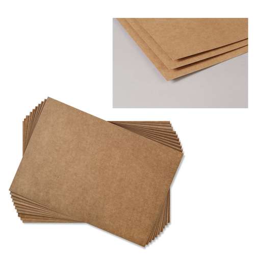 Papel kraft marrón Clairefontaine 400g/m² - Paquete de 10 hojas) 