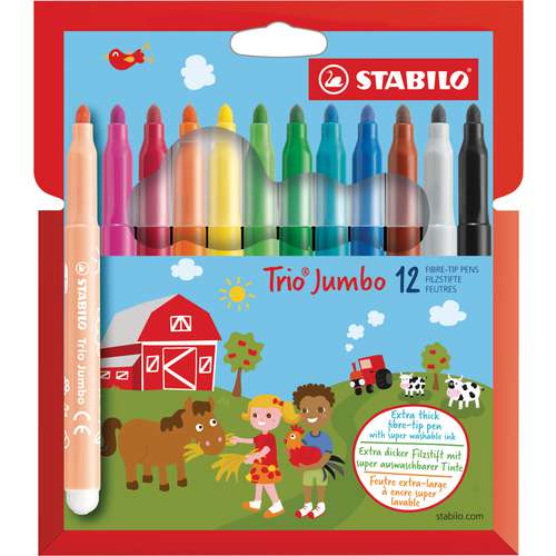Rotulador Trio Jumbo de Stabilo 