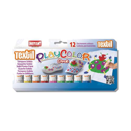Témpera sólida para textiles Playcolor 
