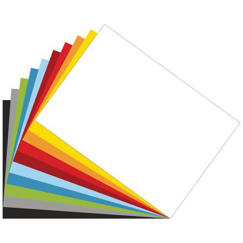 Set de 100 hojas de papel de colores Gerstaecker 